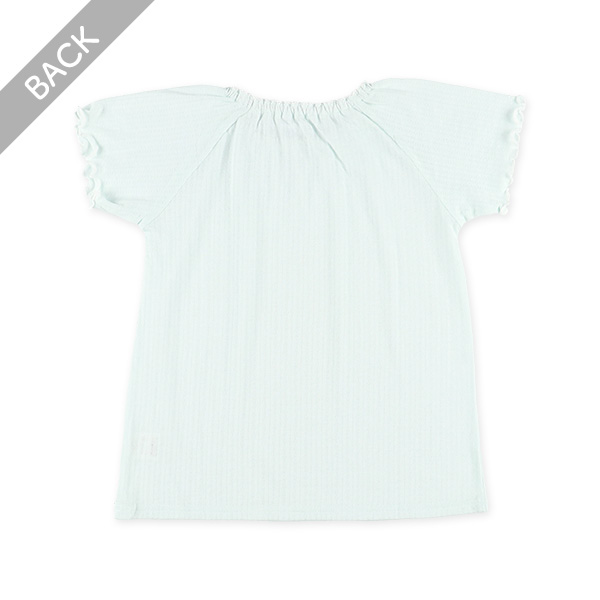 ラグラン半袖パジャマ（ジャガード風）