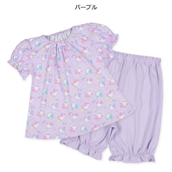 半袖パジャマ（ユニコーン総柄）
