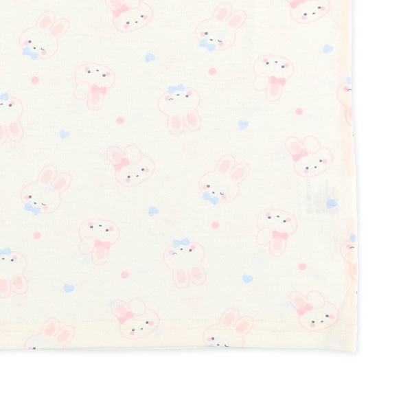 腹巻付きラグラン半袖パジャマ（うさぎ）