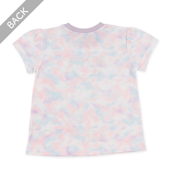 半袖パジャマ（タイダイ風・胸ロゴワンポイント）