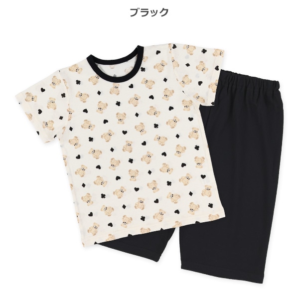 半袖パジャマ（くま・スート）