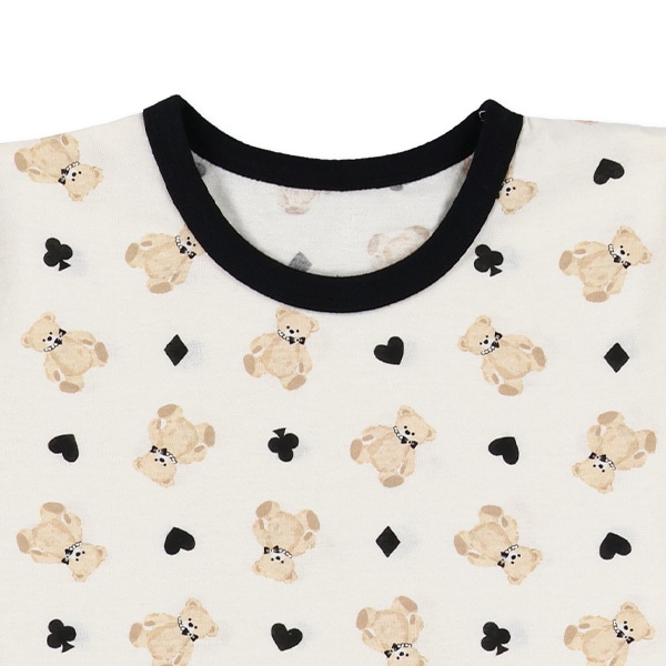 半袖パジャマ（くま・スート）