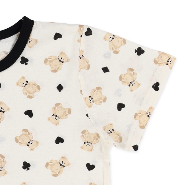 半袖パジャマ（くま・スート）