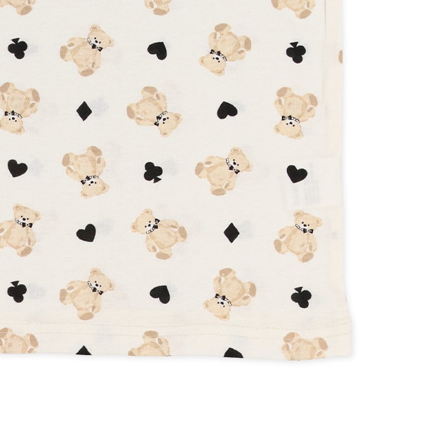 半袖パジャマ（くま・スート）