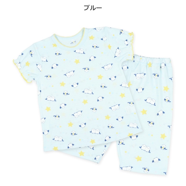 半袖パジャマ（シマエナガ総柄）