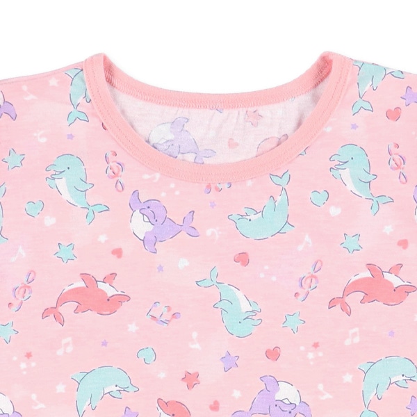 半袖パジャマ（イルカ総柄）