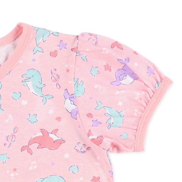 半袖パジャマ（イルカ総柄）