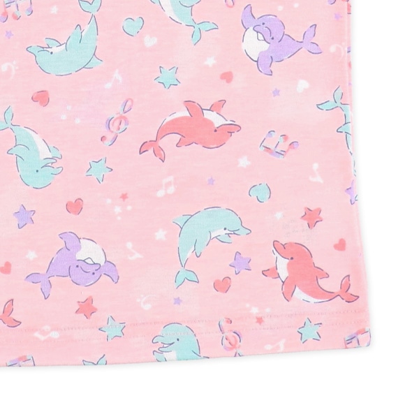 半袖パジャマ（イルカ総柄）