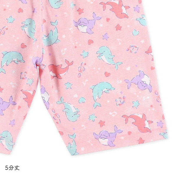 半袖パジャマ（イルカ総柄）