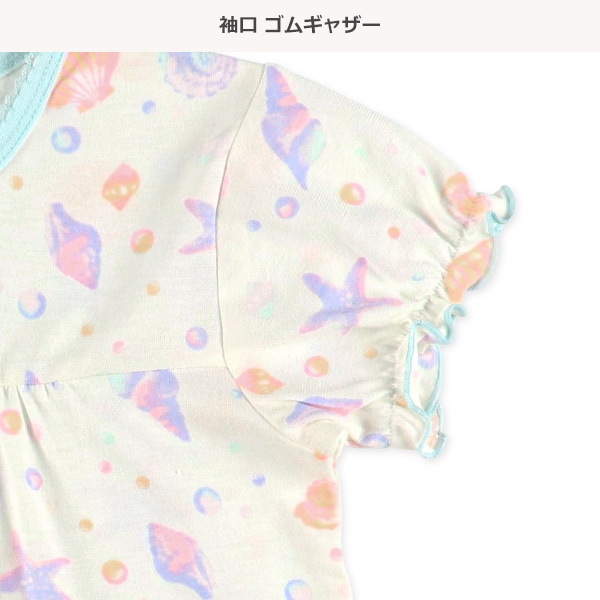 半袖パジャマ（シェル総柄）