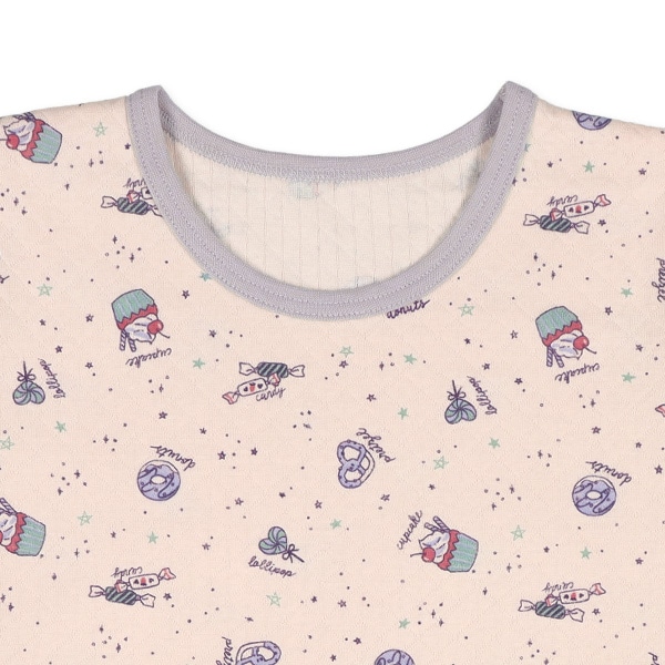 ソフトキルト長袖パジャマ（スイーツ）