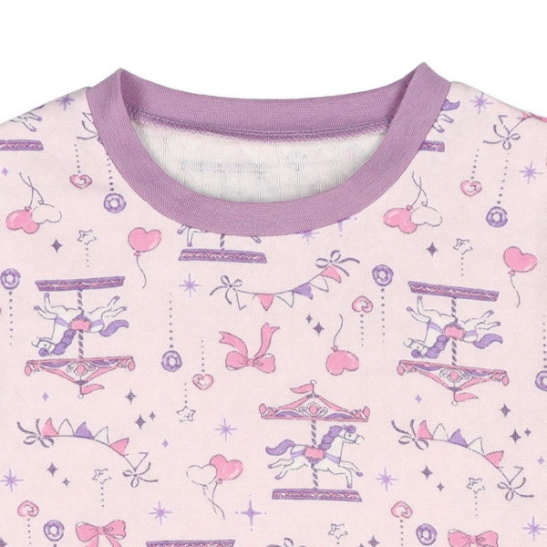 ソフトキルト長袖パジャマ（メリーゴーランド）