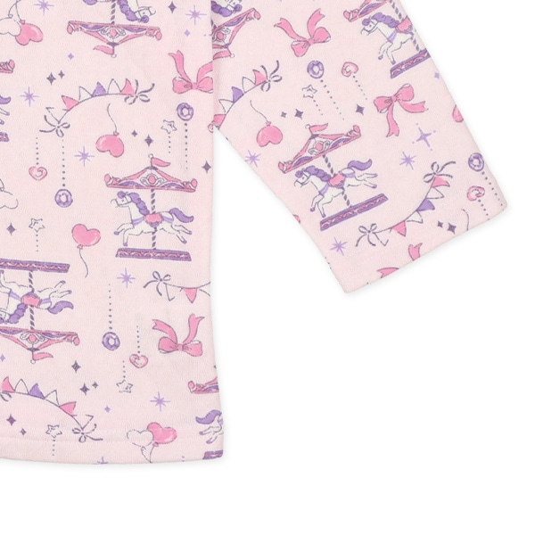 ソフトキルト長袖パジャマ（メリーゴーランド）