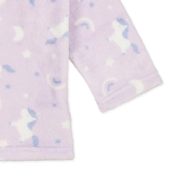 マイクロフリース長袖パジャマ（ユニコーン）