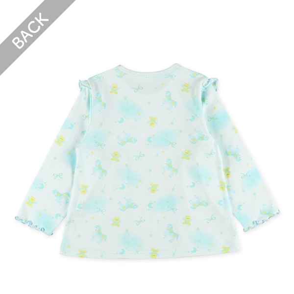 蓄光プリント長袖パジャマ（ユニコーン・くま）