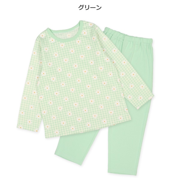 長袖パジャマ（デイジー・チェック）
