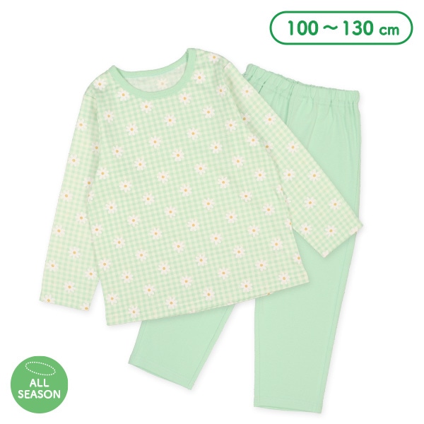 長袖パジャマ（デイジー・チェック）