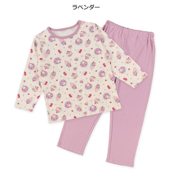 長袖パジャマ（スイーツアニマル）