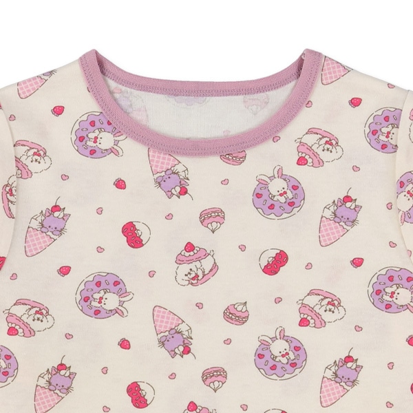 長袖パジャマ（スイーツアニマル）