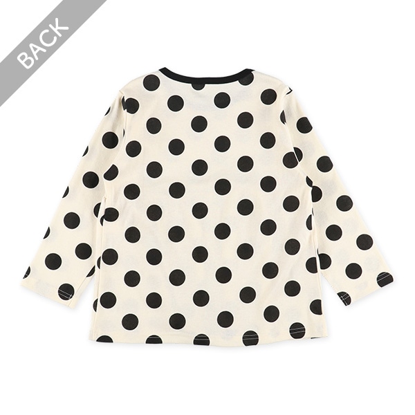 長袖パジャマ（ポルカドット）