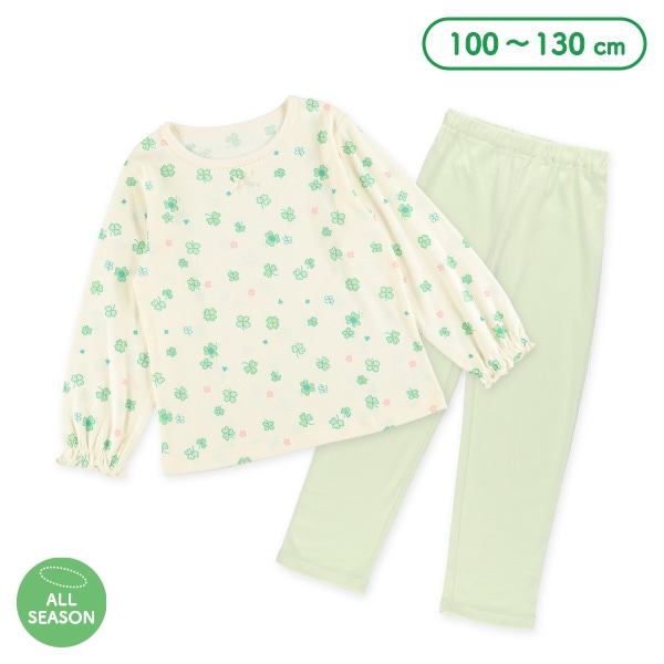 長袖パジャマ（クローバー）