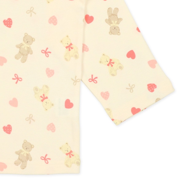 長袖パジャマ（くま・ハート・リボン）