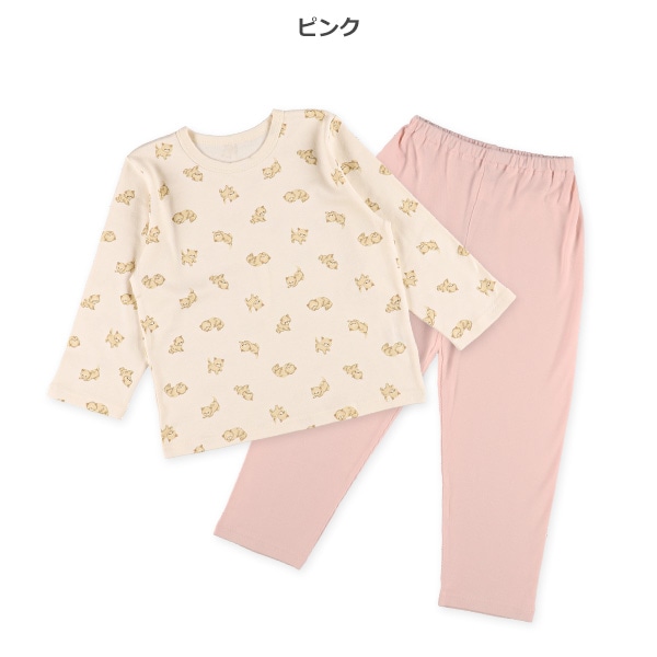 長袖パジャマ（子ねこ総柄）