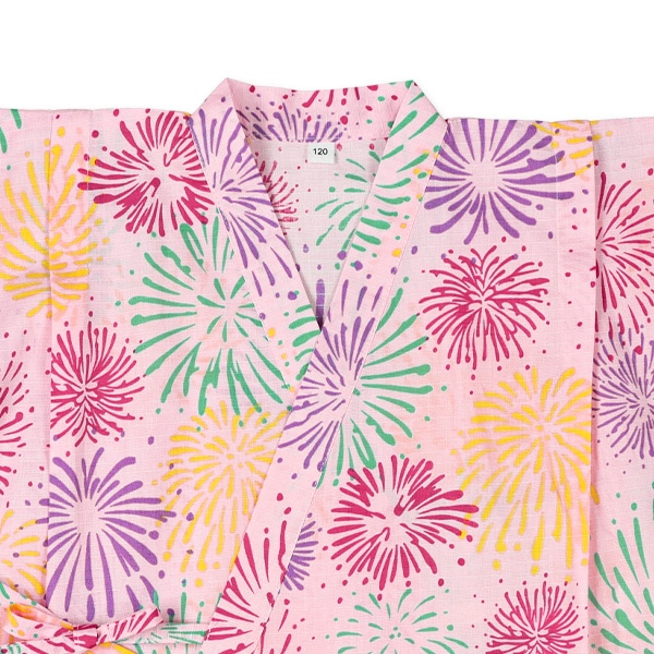 帯付き甚平ドレス（花火）