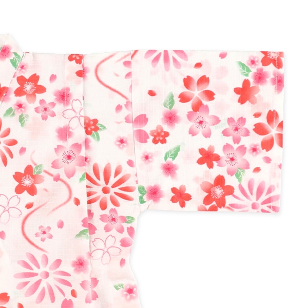 帯付き甚平ドレス（桜）