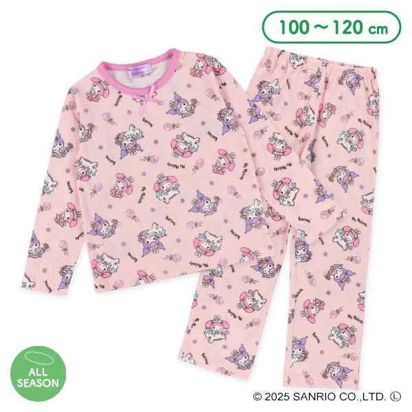 長袖パジャマ（マイメロディ・クロミ総柄） | 西松屋オンラインストア