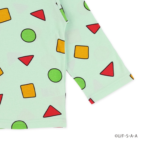 前開き長袖パジャマ（クレヨンしんちゃん）