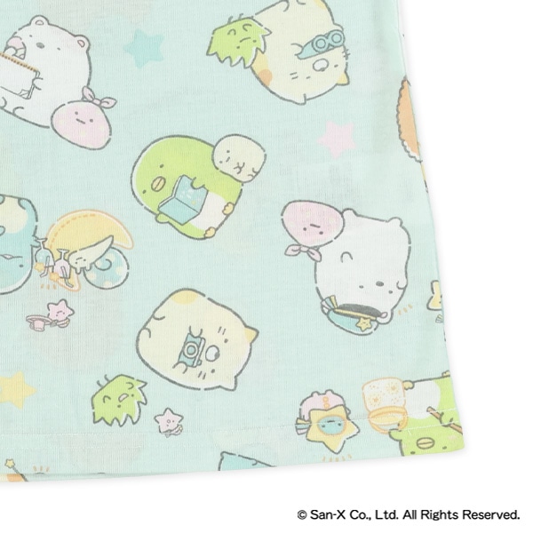 半袖パジャマ（すみっコぐらし総柄）