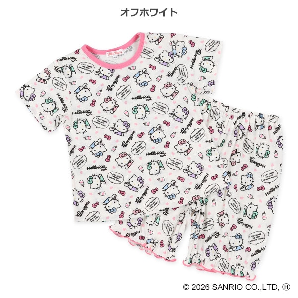 半袖パジャマ（ハローキティ総柄）