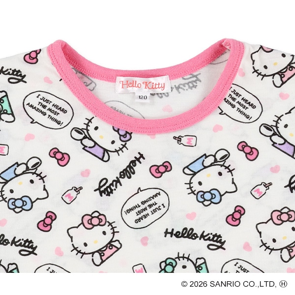 半袖パジャマ（ハローキティ総柄）