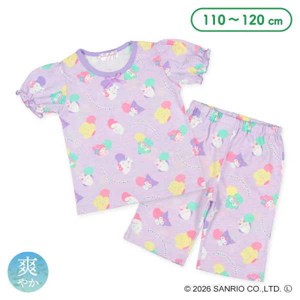 半袖パジャマ(サンリオキャラクターズ総柄)