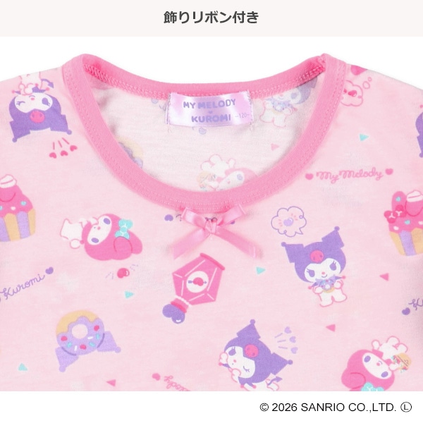 半袖パジャマ（マイメロディ・クロミ総柄）