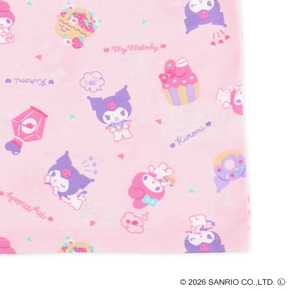 半袖パジャマ（マイメロディ・クロミ総柄）