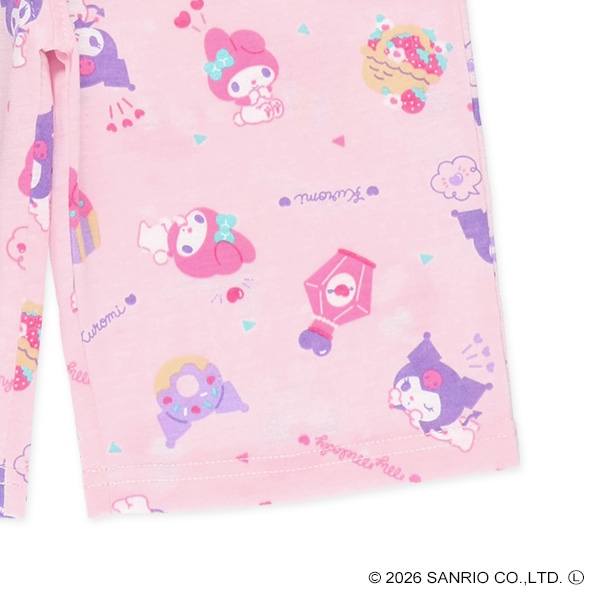 半袖パジャマ（マイメロディ・クロミ総柄）