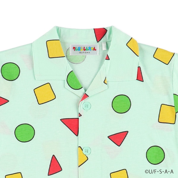 前開き半袖パジャマ（クレヨンしんちゃん）