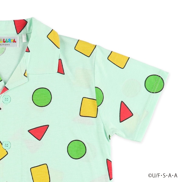 前開き半袖パジャマ（クレヨンしんちゃん）