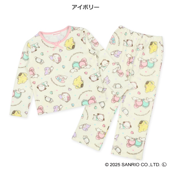 長袖パジャマ（サンリオキャラクターズ総柄）
