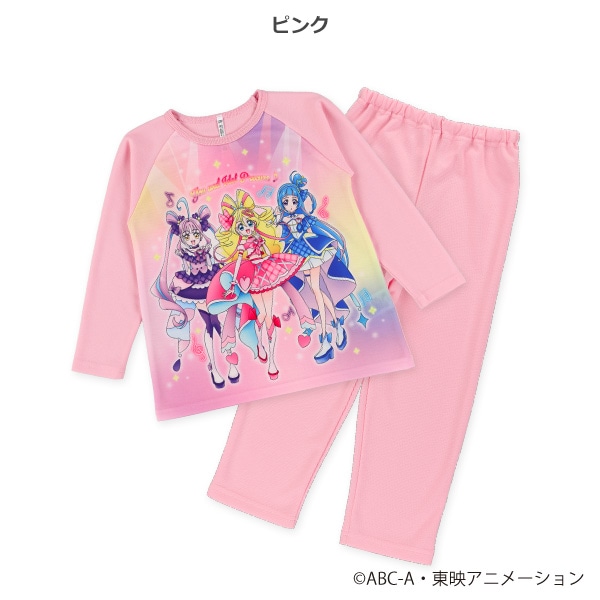 ラグラン長袖パジャマ（キミとアイドルプリキュア）