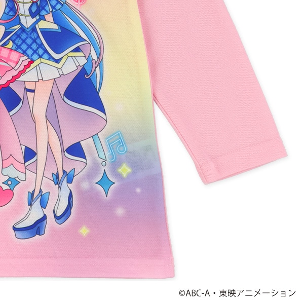 ラグラン長袖パジャマ（キミとアイドルプリキュア）