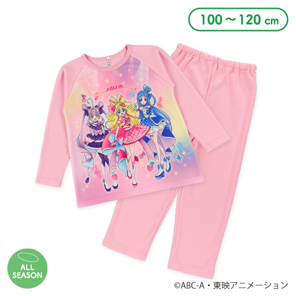 ラグラン長袖パジャマ（キミとアイドルプリキュア）