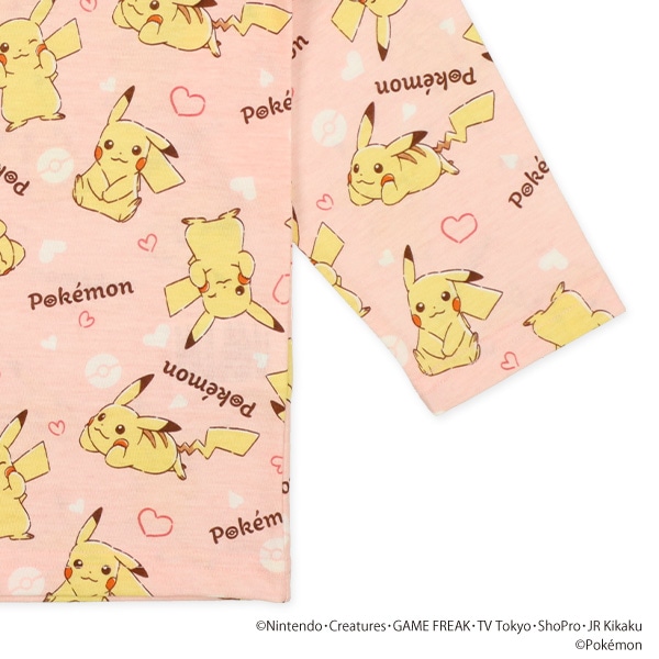 長袖パジャマ（ピカチュウ・ハート）