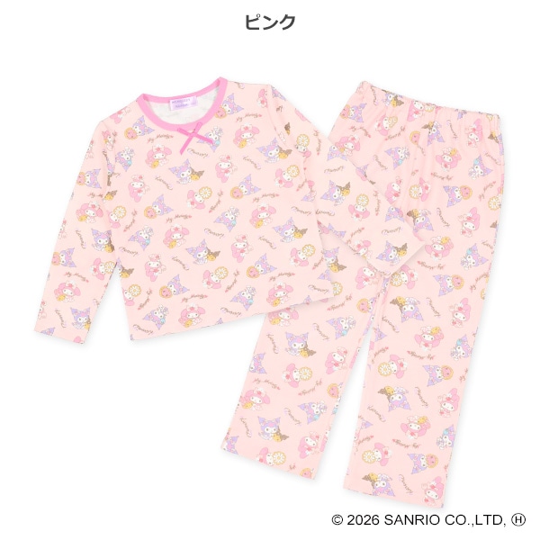 長袖パジャマ（マイメロディ・クロミ総柄）