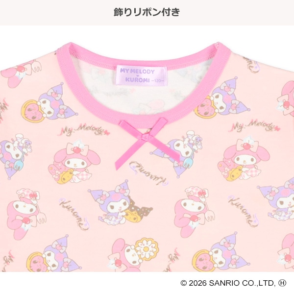 長袖パジャマ（マイメロディ・クロミ総柄）