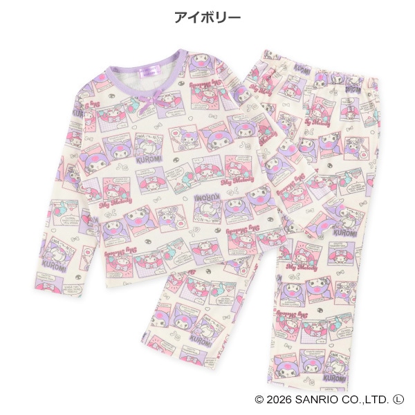 長袖パジャマ（マイメロディ・クロミ総柄）