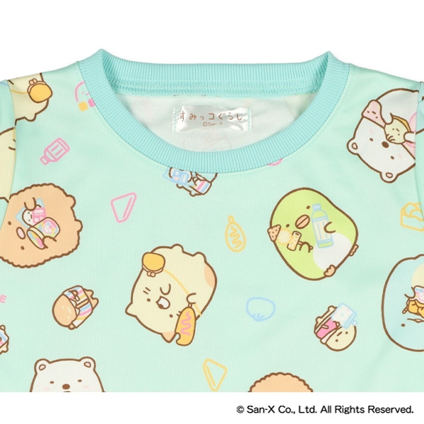 エステル裏シャギー長袖パジャマ（すみっコぐらし）