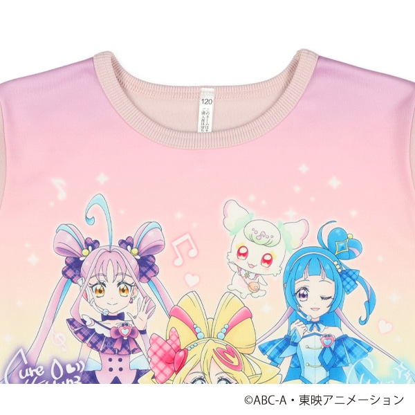 エステル裏シャギー長袖パジャマ（キミとアイドルプリキュア）